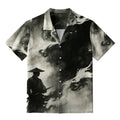 Samurai Hawaiian Shirt for Summer Vacation