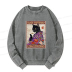 Vintage Cat Coffee Sweatshirt for Lounge