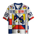 Kyoto-Lion Abstract Art Cat Funny Mesh Jersey