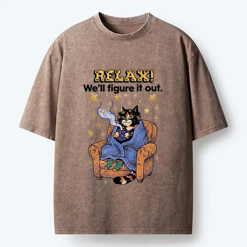 Comfortable unisex cat t-shirt for summer