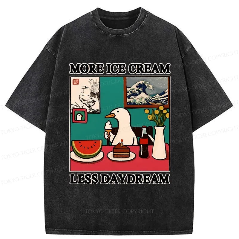 Japanese Kyoto Lion Washed T-Shirt