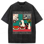 Japanese Kyoto Lion Washed T-Shirt