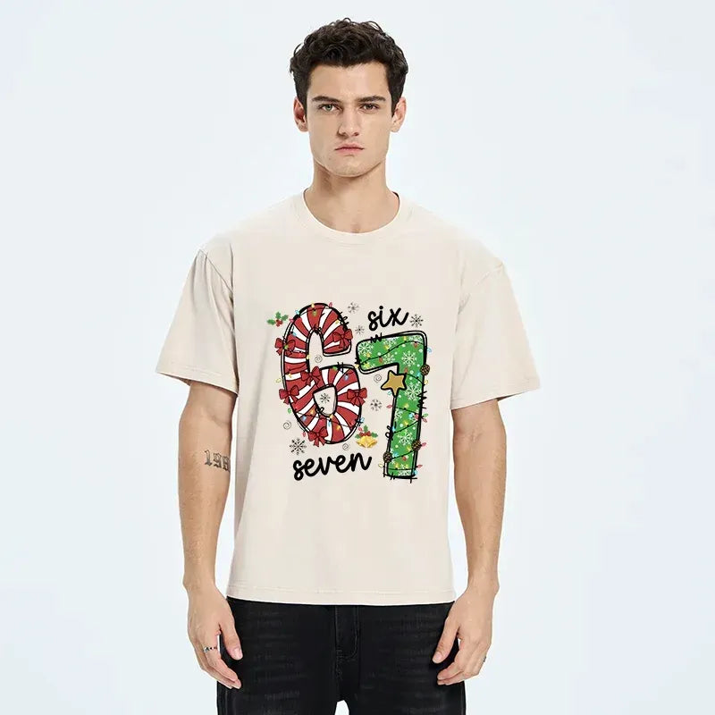 Kyoto-Lion Funny Washed T-Shirt for Daily Wear