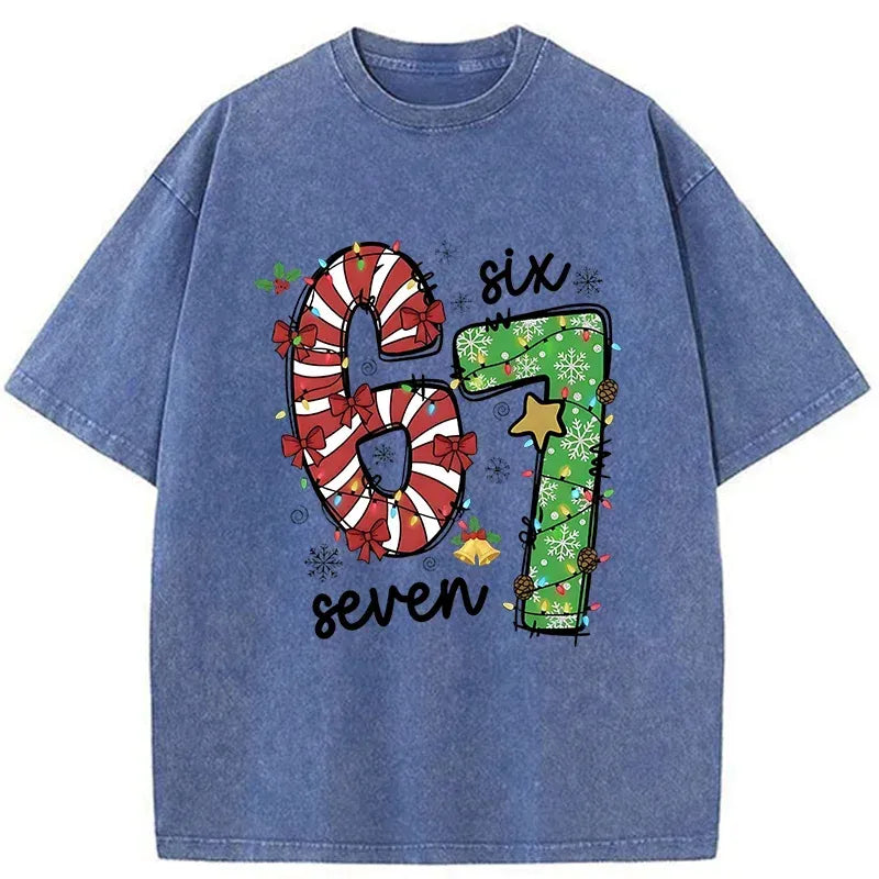 Kyoto-Lion Funny Washed T-Shirt for Daily Wear