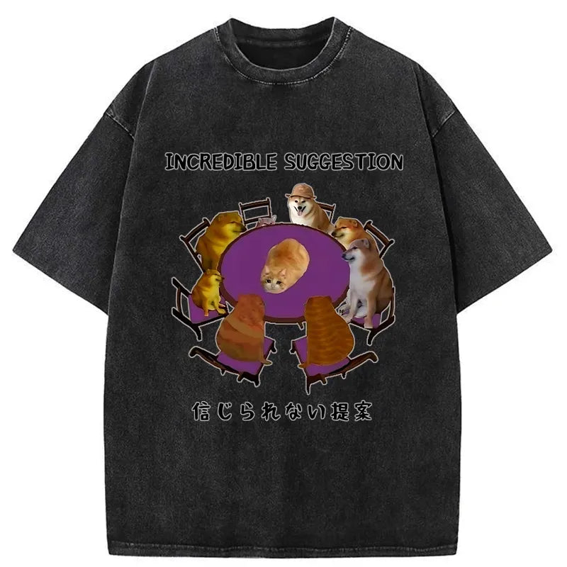 kyoto lion washed t-shirt on sale