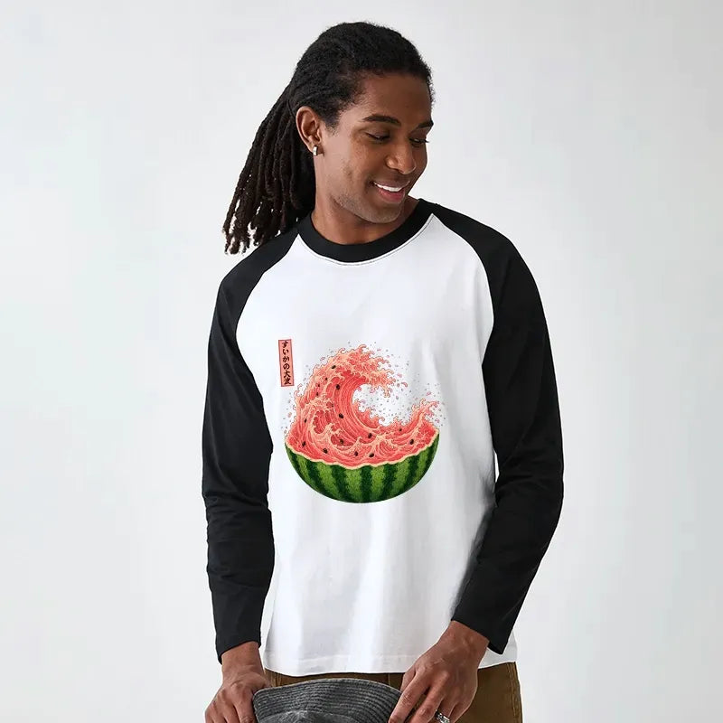 Watermelon Wave Shirt Gift for Him
