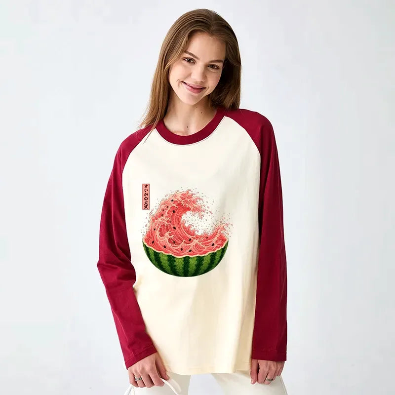 Summer Japanese Art Tee for Vacation