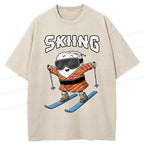 Japanese Sushi Washed T-Shirt for Summer