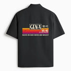 Japanese Retro Work Shirt for Daily Wear