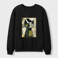 Kyoto-Lion The Cat And The Crow Are Planning To Rule The World Waffle Sweatshirt