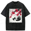 Japanese Cat Ink Wash T-Shirt