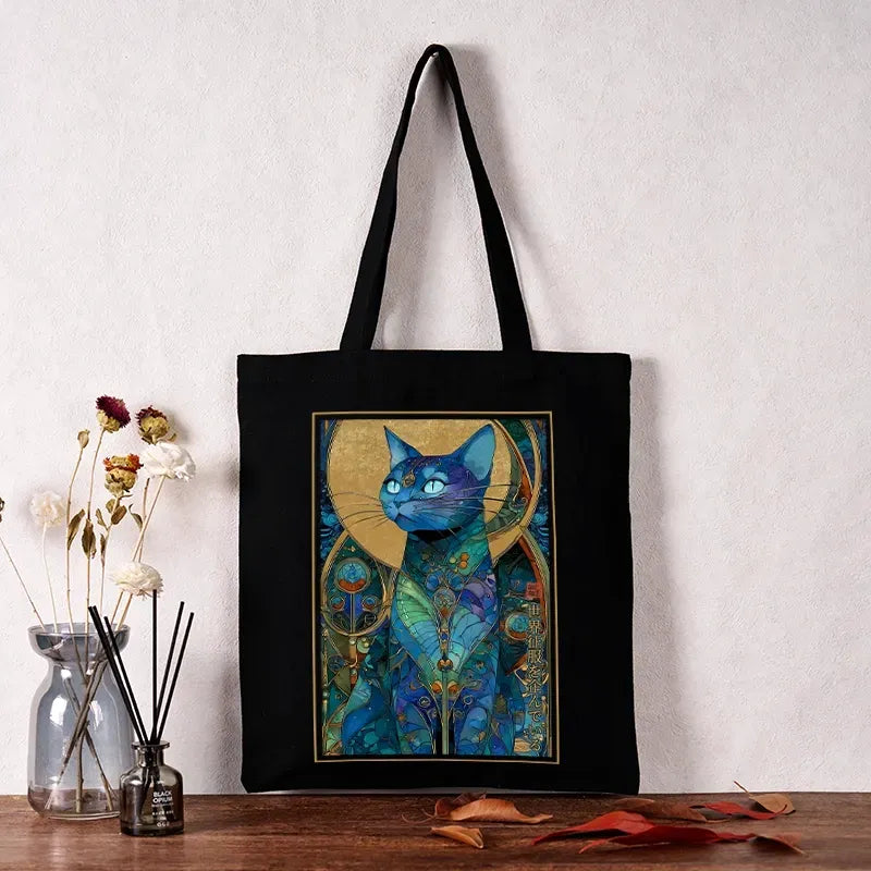 Vintage Cat Tote for Summer