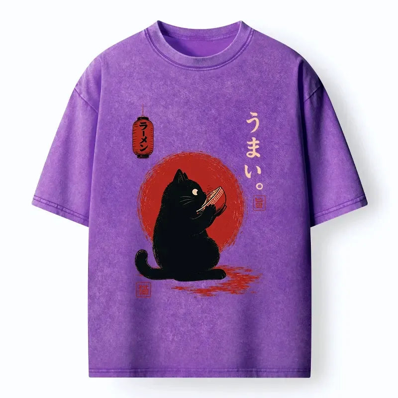 Funny Black Cat Tee with Free Shipping