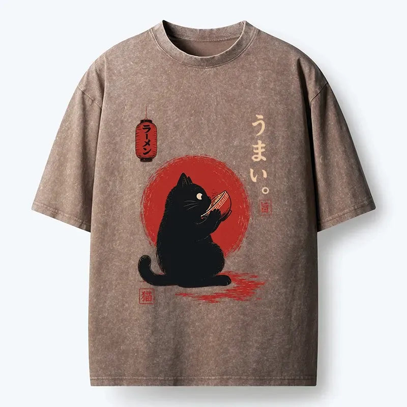 Funny Black Cat Tee with Free Shipping