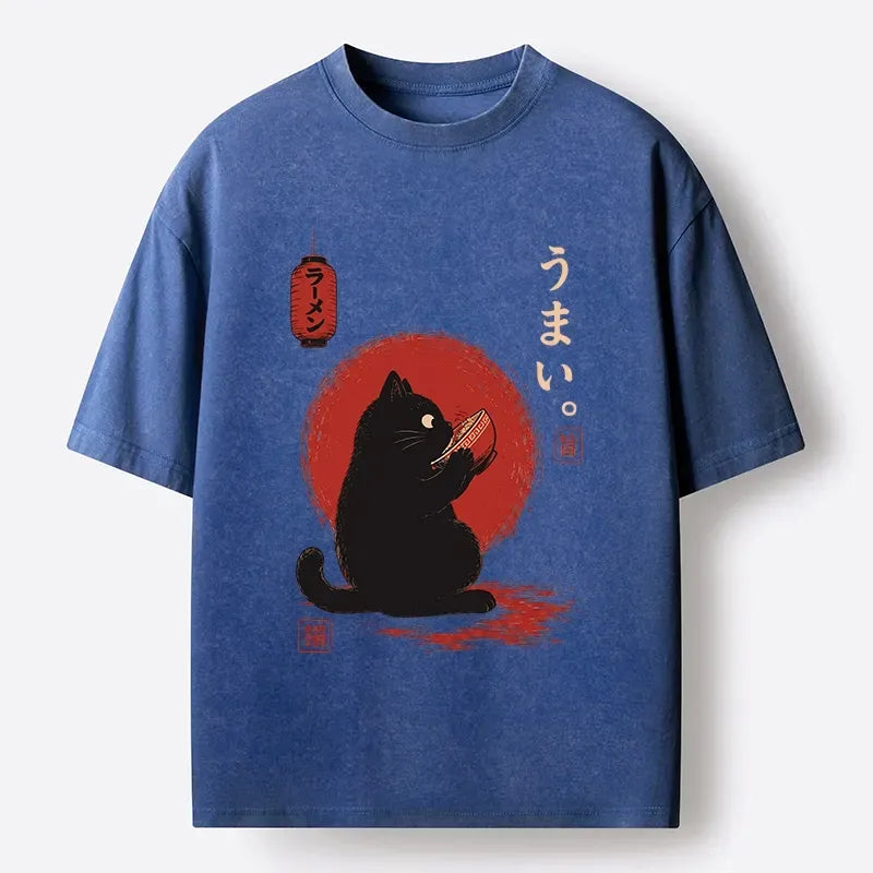 Funny Black Cat Tee with Free Shipping