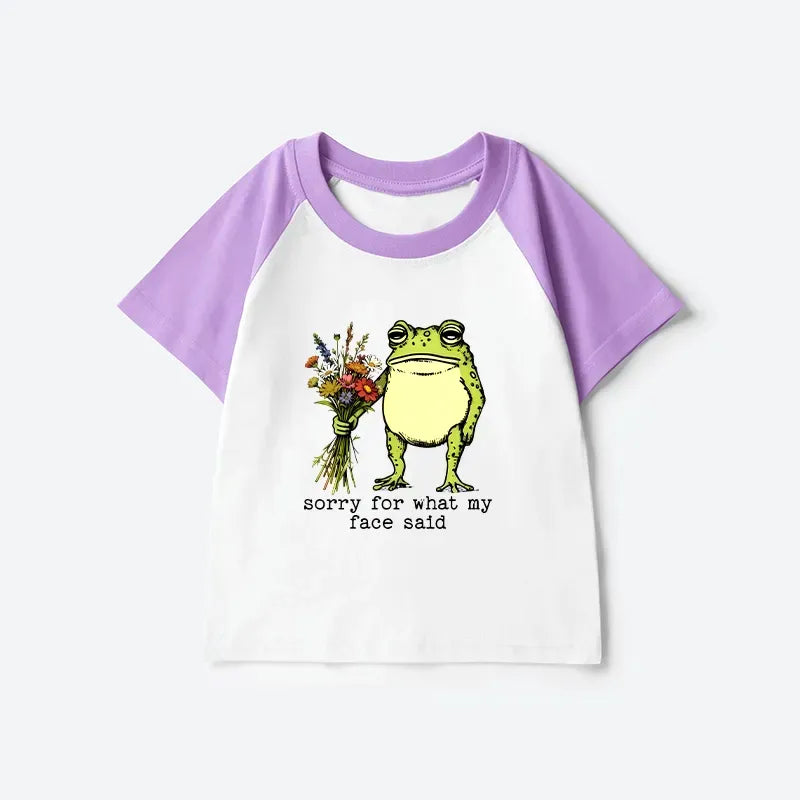 Funny Frog Sorry Mode T-shirt