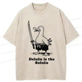 Vintage Unisex T-Shirt with Samurai Print