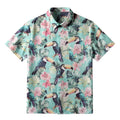 Japanese Kyoto Lion Button-up Shirt for Summer