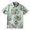 Japanese Tropical Fish Button-up Shirt for Beach