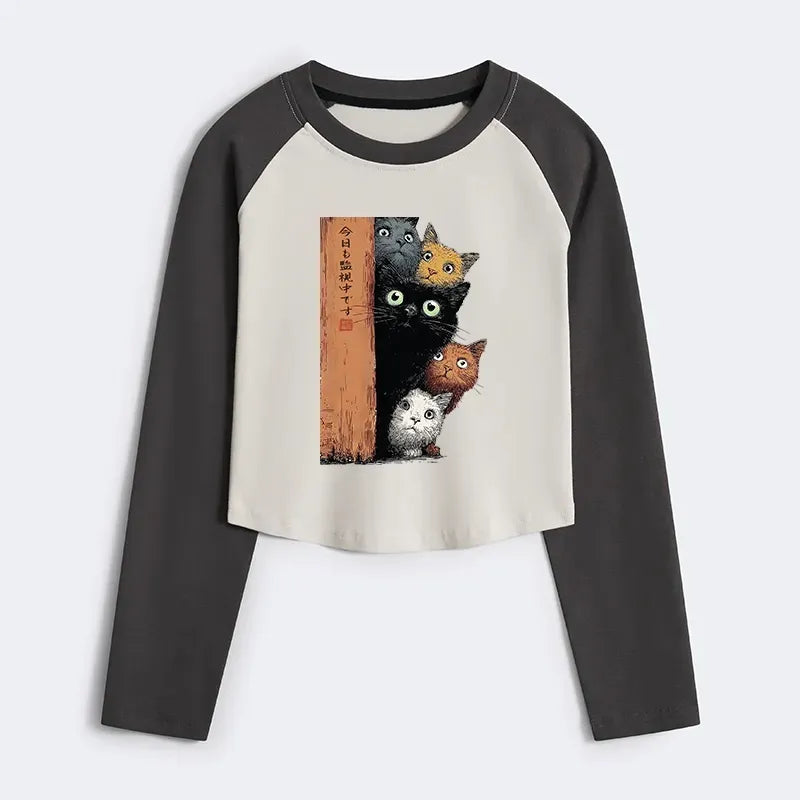 Funny cat shirt for daily wear