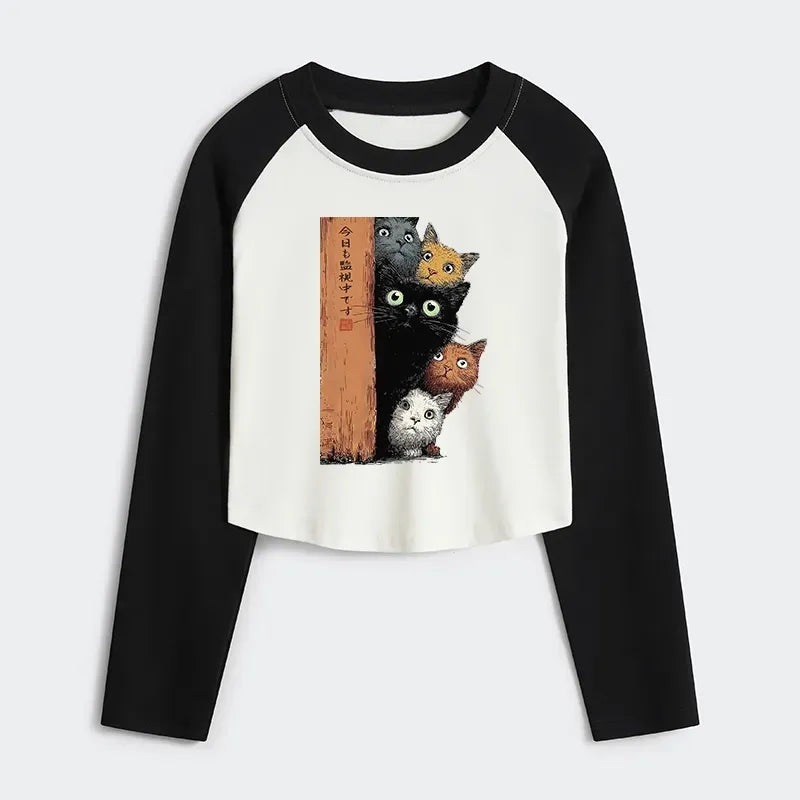 Funny cat shirt for daily wear