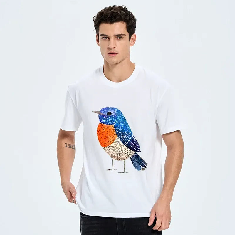 Kyoto-Lion Little Blue Bird Classic T-Shirt