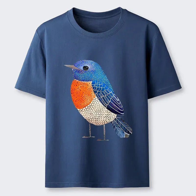 Kyoto-Lion Little Blue Bird Classic T-Shirt