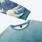 Mount Fuji wave sweatshirt for men