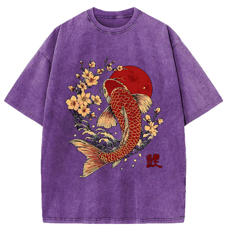 Unisex Kyoto Lion Koi Shirt for Vacation