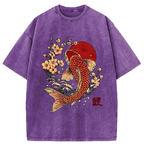 Unisex Kyoto Lion Koi Shirt for Vacation