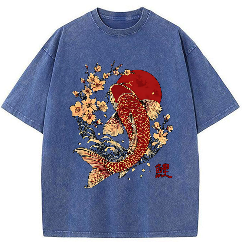 Unisex Kyoto Lion Koi Shirt for Vacation