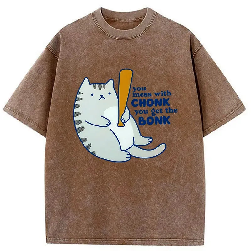 Funny Kyoto Lion Cat T-Shirt for Summer