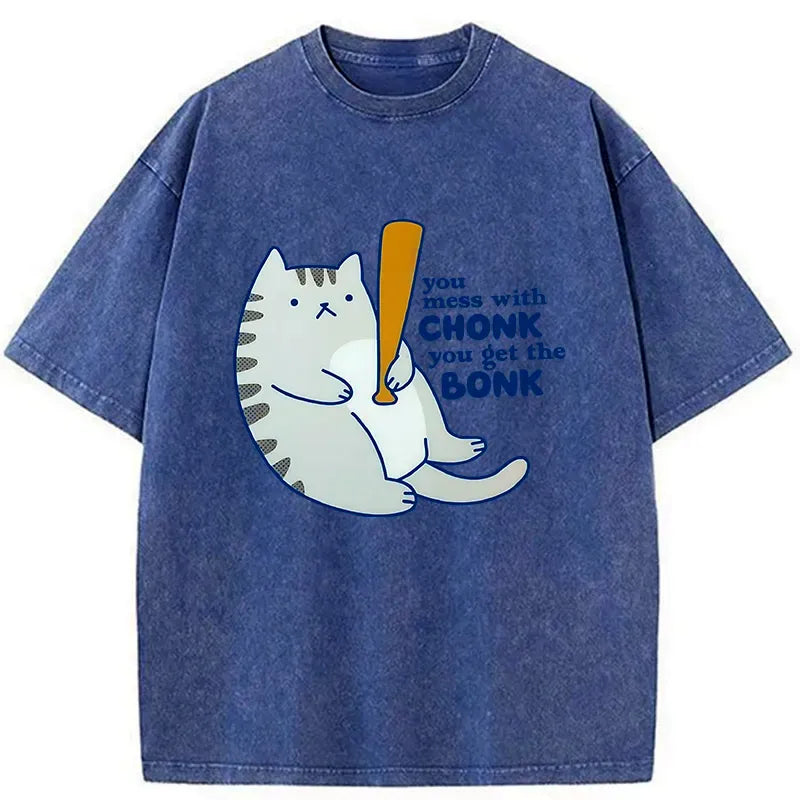 Funny Kyoto Lion Cat T-Shirt for Summer