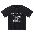 Kyoto-Lion Funny Meme Old Dog Dead In Dog Years Vibe Kids Washed T-Shirt