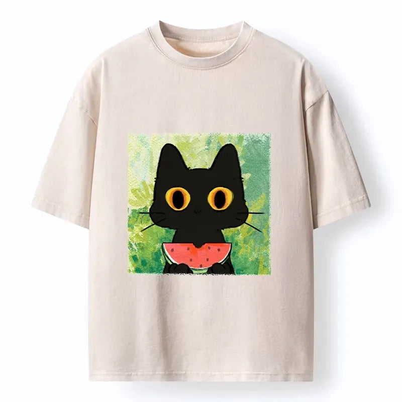 trendy kyoto-lion cat shirt