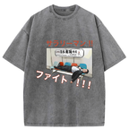 Kyoto-Lion Salarymen Fight Washed T-Shirt