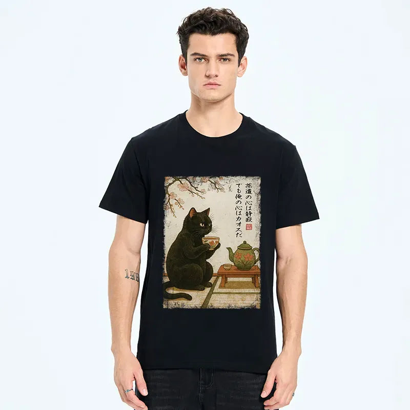 Japanese culture t-shirt for daily wear