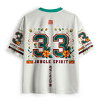 Trendy Elephant Jungle Mesh Jersey for Vacation