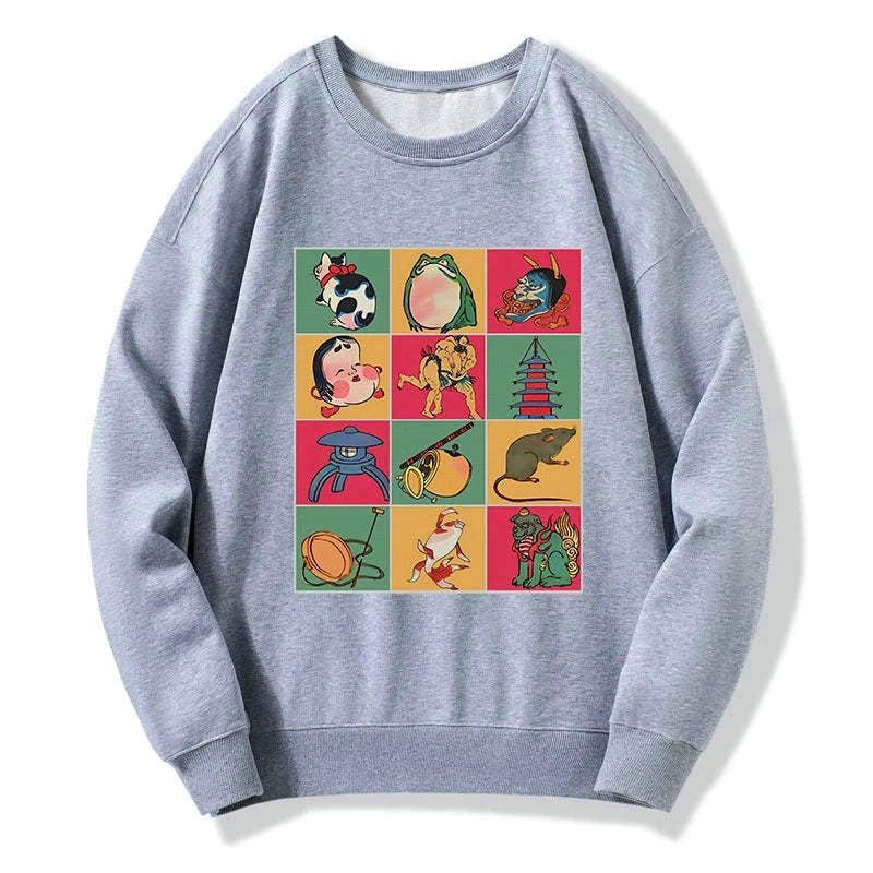 Kyoto lion sweatshirt unisex gift idea