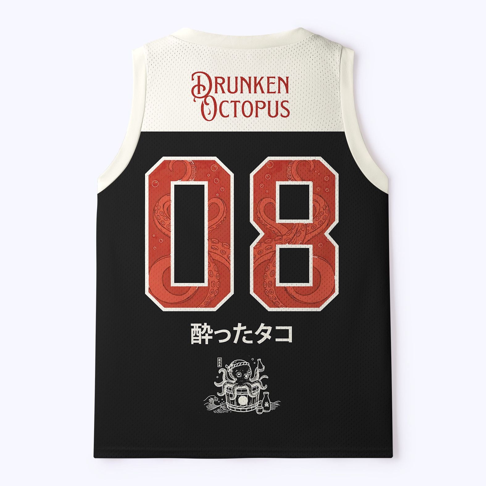Japanese Ukiyo-e Octopus Tank Top for Travel