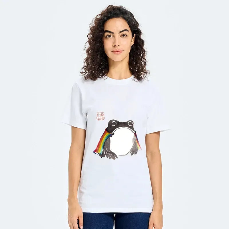 Japanese Frog T-Shirt for Daily Wear