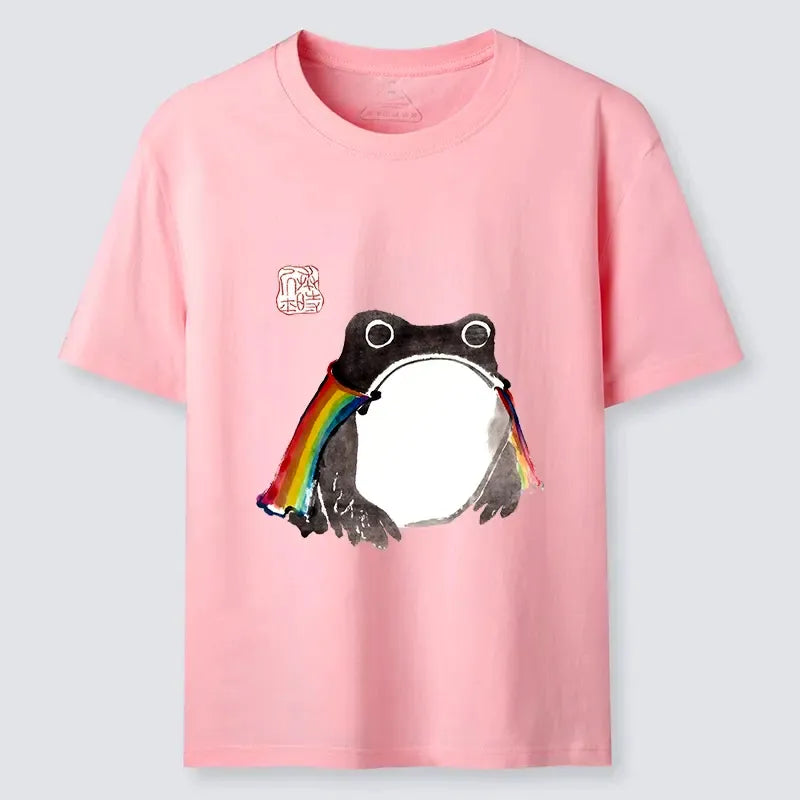 Japanese Frog T-Shirt for Daily Wear
