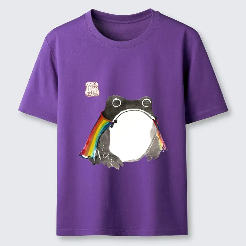 Japanese Frog T-Shirt for Daily Wear
