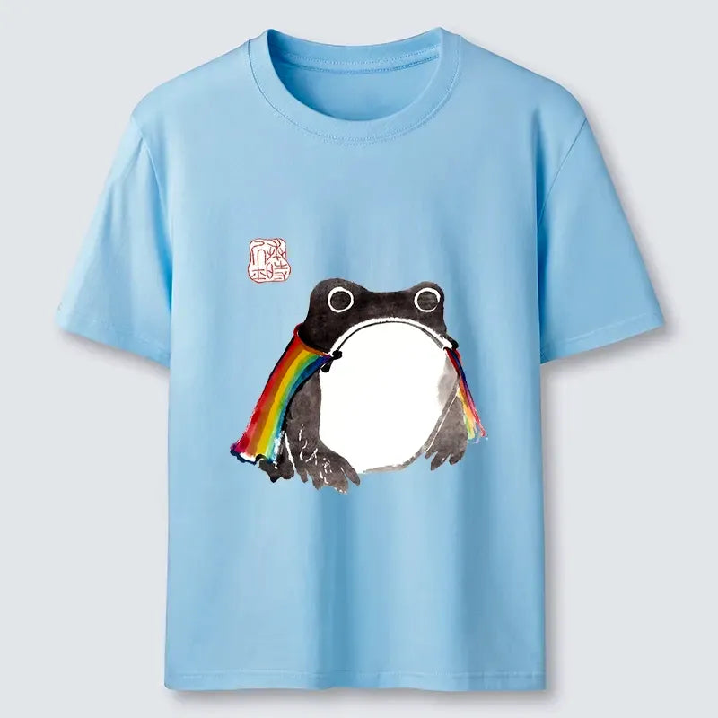 Japanese Frog T-Shirt for Daily Wear