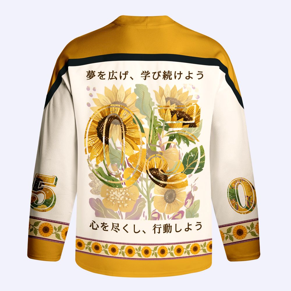 Kyoto-Lion Bloom Forward Long-Sleeve Hockey Jersey