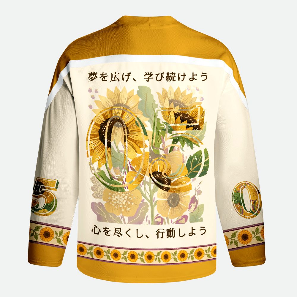 Kyoto-Lion Bloom Forward Long-Sleeve Hockey Jersey
