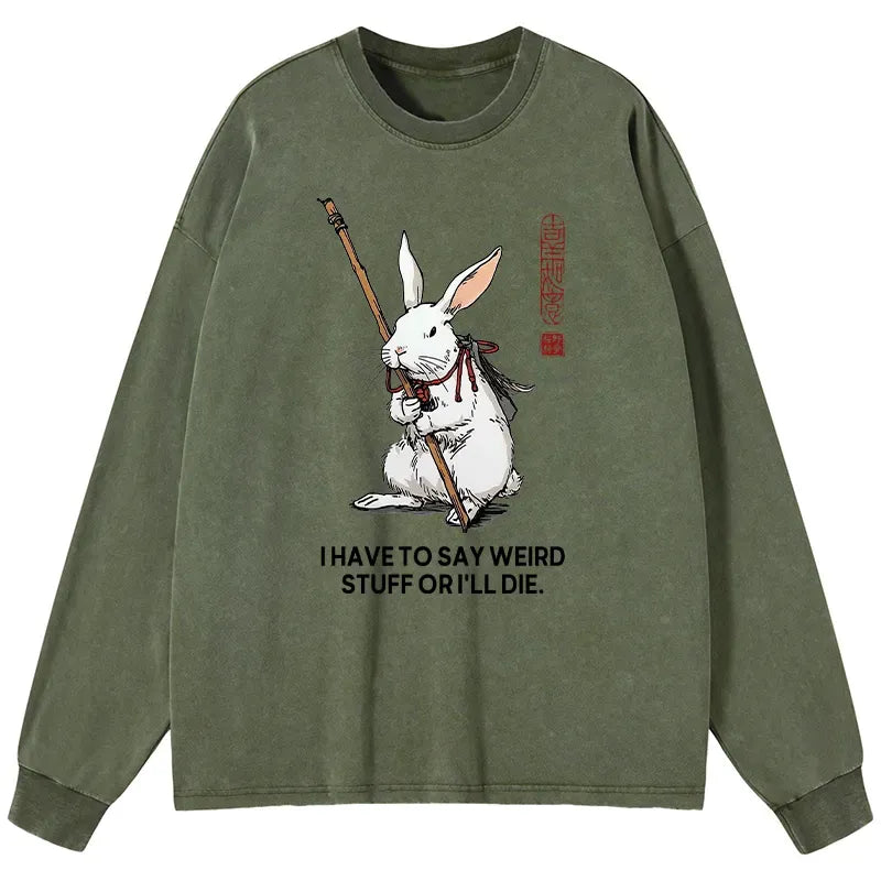 kyoto lion rabbit weird stuff shirt
