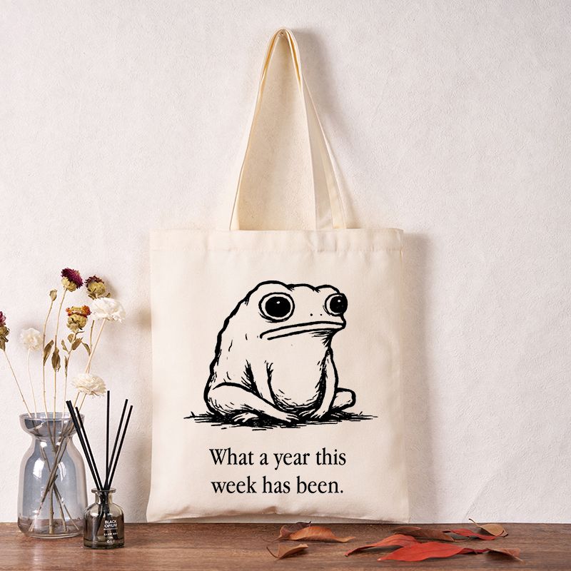 Kyoto-Lion This Week Feels Like A Whole Year Tote Bag