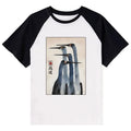 Sandhill Crane Ukiyo-e T-shirt Gift for Her
