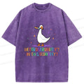 Kyoto-Lion Interesting Goose Washed T-Shirt
